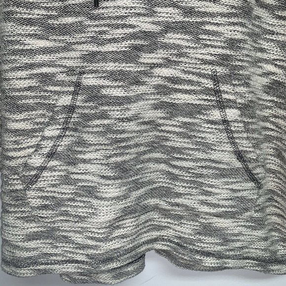 Style & Co Womens Pullover Hoodie Sweatshirt Size S Black White Marled Textured - Picture 3 of 8